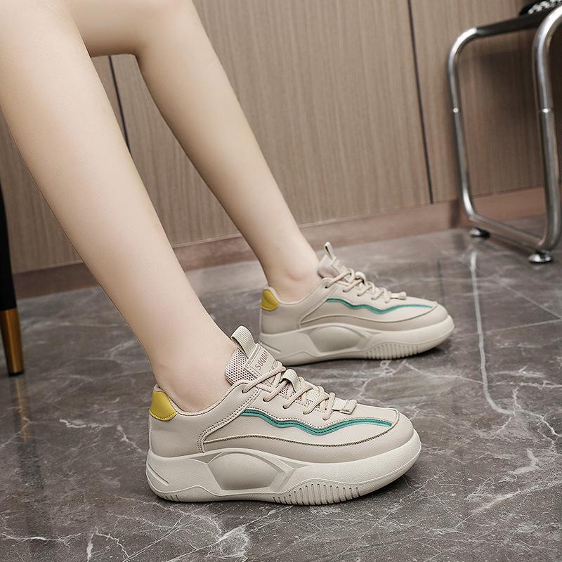 [Processing and customization] K8637 new women's shoes color matching 2025 summer and autumn height increase thick-soled sports and leisure shoes
