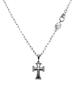 Khaki Studio Milgrain Cross Pendant Necklace