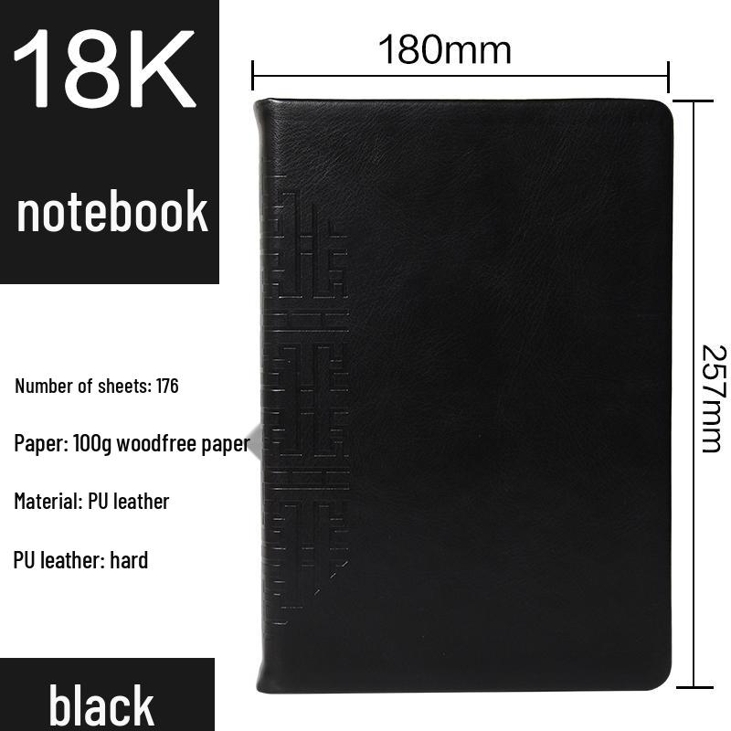 A5 Business Notebook Diary - Large Meeting Record Book, Office Supplies