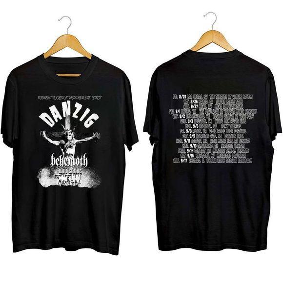 Danzig Band 2023 Concert Shirt Danzig 2023 Tour Shirt 2 Sided Shirt S-5XL S