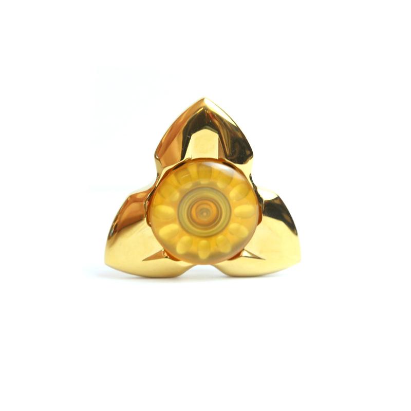 

Three-leaf Hand Spinner Finger Spinner Fingertip Gyroscope Office Stress Relief Toys Fidget Spinner Desktop Toy Adults Gifts золотой