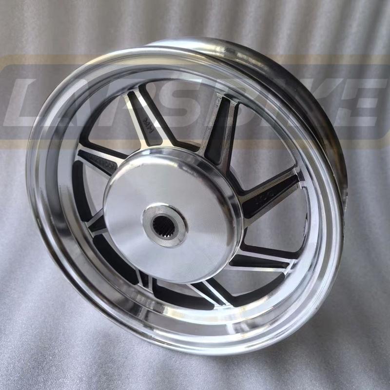 Motosiklet Ön ve Arka Tekerlek Takımı 10*2.5 İnç Alüminyum Alaşımlı Jantlar Yamaha 100cc CUXI FORCE RSZ JOG İçin Jantlar