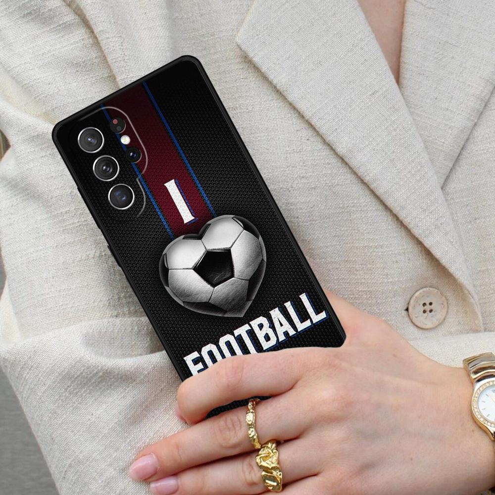 Football Sport Football Cell Phone Case for Samsung Galaxy S26 Ultra S25 S24 S23 S22 S21 S20 Note10 Cover