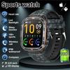 New 1100mAh Battery Outdoor Ultra Durable Men Smartwatch Flashlight Heart Rate Bluetooth Call IP68 Waterproof Sports Smart Watch