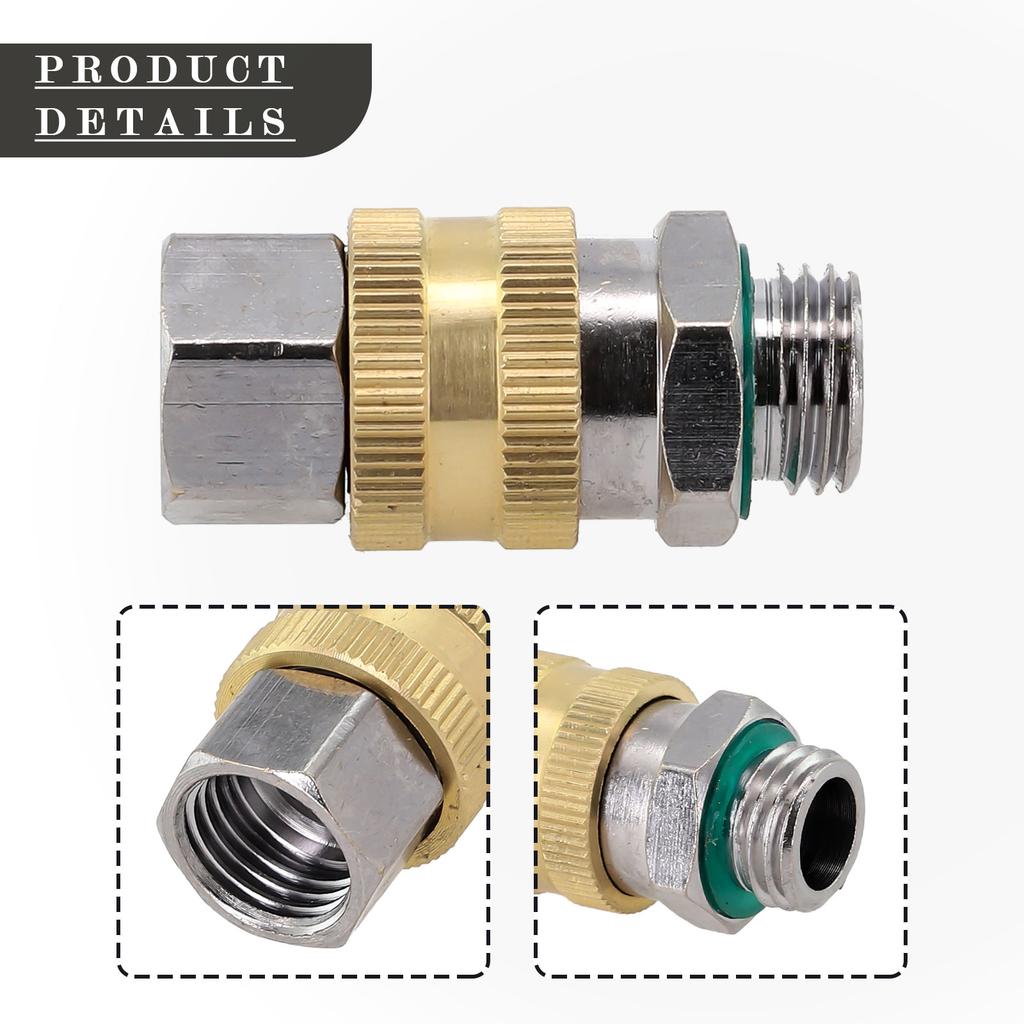 Agricultural Pesticide-Plunger Pump Copper Quick Connector For Agricultural Dosing Plunger Pump High Pressure Hose Adapter