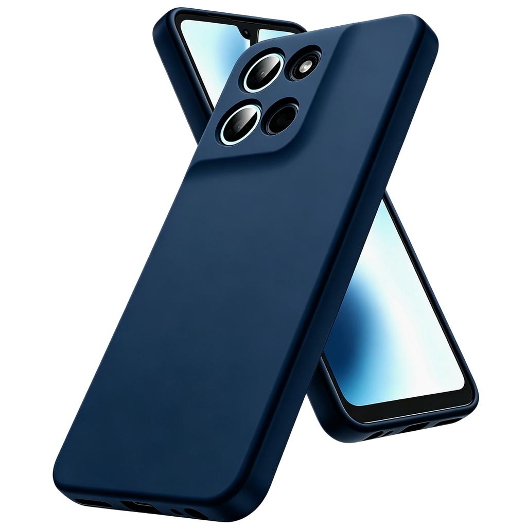 Fashion Solid Colour Shockproof Protective Liquid Silicone Case For Motorola G86/G85/G84/G77/G67/G56/G55/G54/G34/G32/G24/G14/G04