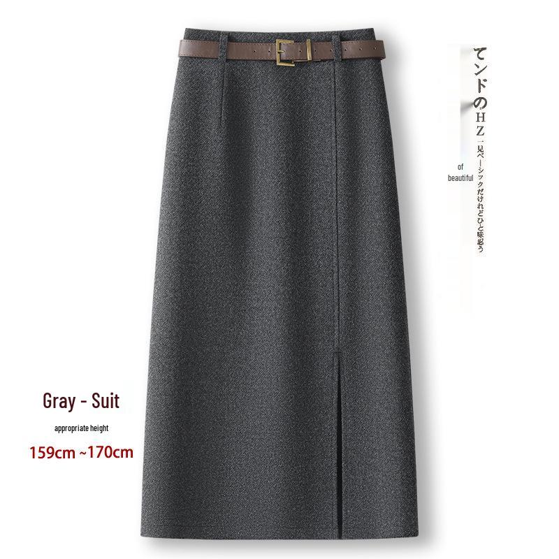 

Women s Fashionable Red A-line Skirt - 2026 Early Spring Collection: Stylish Loose Fit, Straight Split Design 2XL /30
