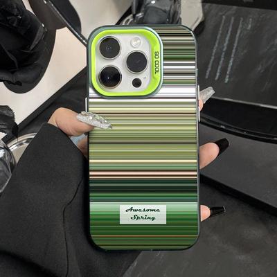 Silberne grenzüberschreitende Mode-Handyhülle für iPhone 17, 16 Pro, 15 Pro Max und 14 von Creative Spring