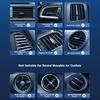 SEAMETAL Car Fan Air Outlet Fan 360 Rotating 3-speed Adjustable Cooling Wind Car Air Vent Conditioning Cold Fan