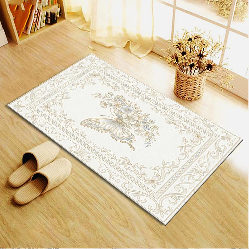 2025 New Butterfly Decoration Carpet Rug for Living Room Bedroom Home Sofa Decoration,Kids play Non-slip Floor Mat37