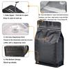 50Pcs Coffee Stand Up Pouch With Valve &Ziplock Pulltab Ground Coffee Beans Nutdried Tea Leaf Mga Pouches Ng Kap
