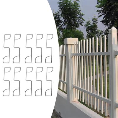 25Pcs Fence Panel Clips and Wedges Stop Rattling Banging Stainless Steel Grips for Fences Installation Noise Reduction