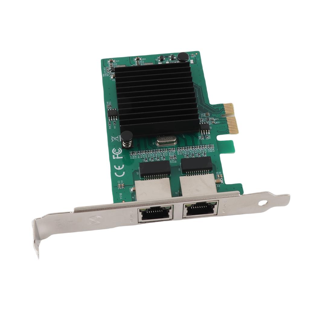 PCI-E Gigabit Netzwerkkarte Dual Port 1000Mbps 82576 Desktop-Computer Eingebaute Hochgeschwindigkeits-Dual-Port-Netzwerkkarte