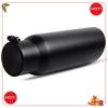 Durable-3 Inch Black Exhaust Tip, 3 Inch ide Diameter Exhaust Tailpipe Tip For Truck, 3 X 4 X 12 Inch Bolt/Clamp On Design