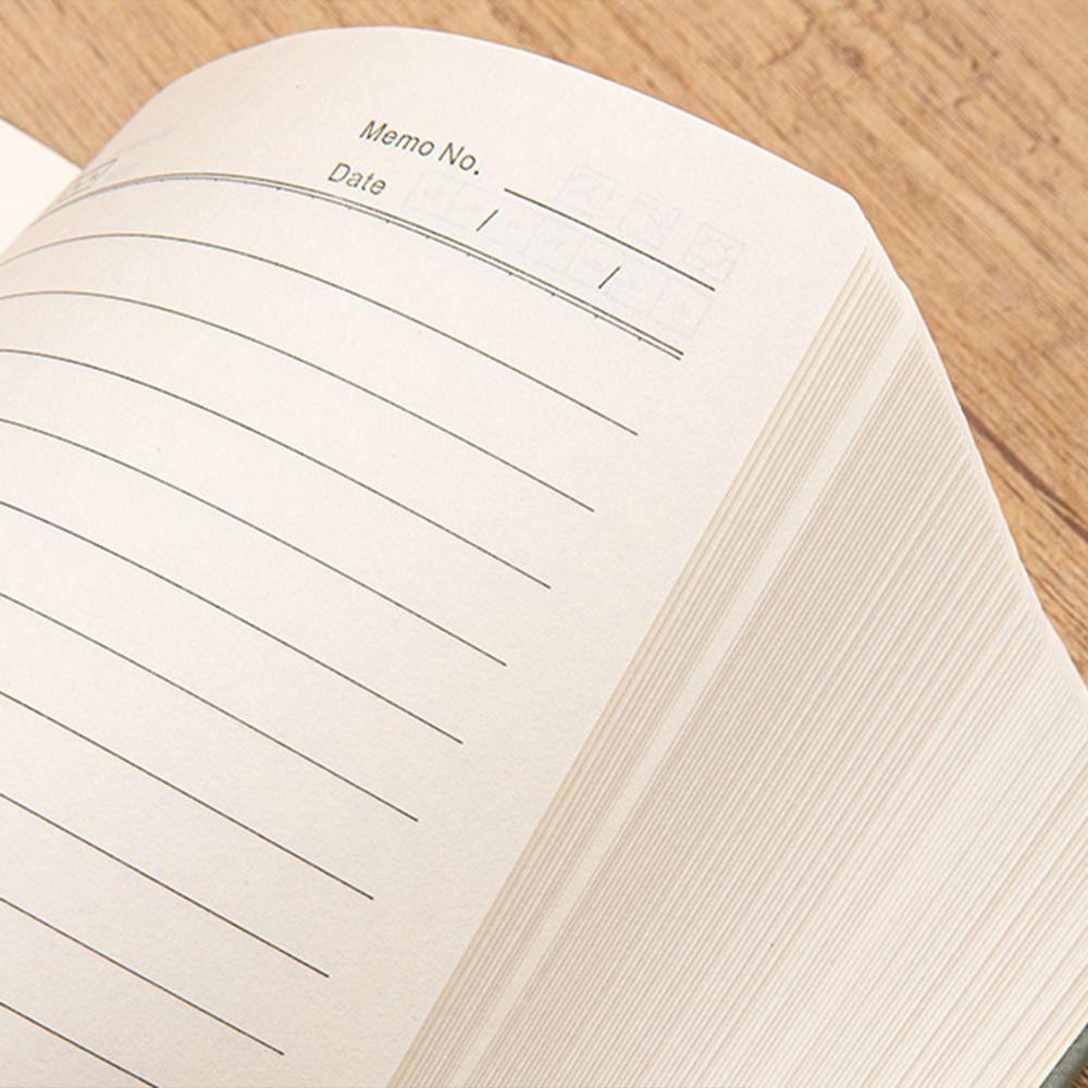 Magnetic Suction Buckle A5 Notebook 200 Pages Diary Notepad  Office School Supply