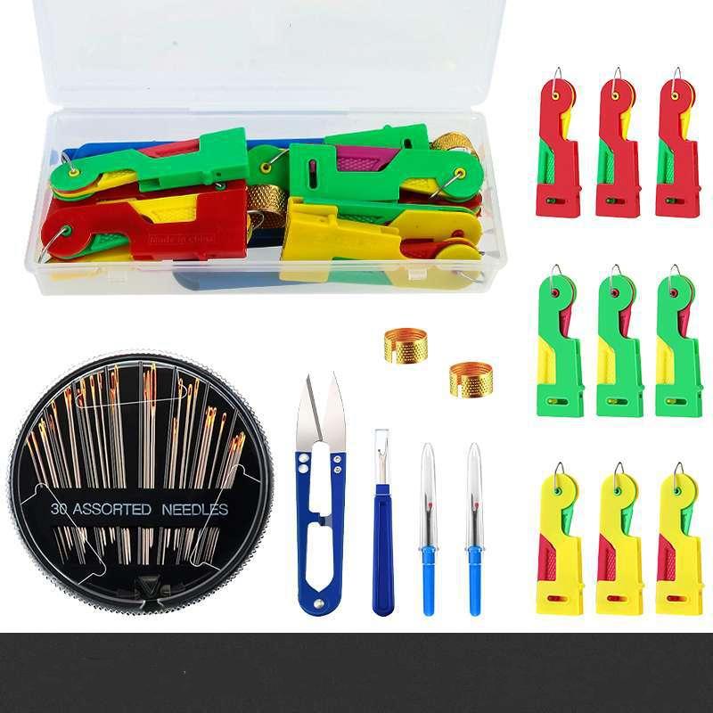 

Набор нитевдевателей с наперстками, нитевдеватели для ручного шитья, швейная машина, вышивка C