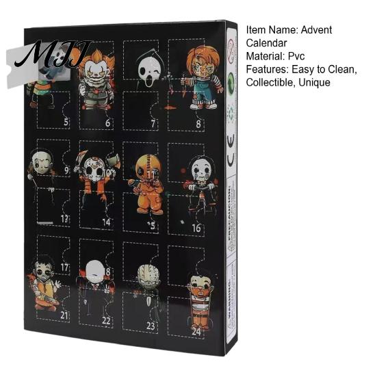 Halloween Gift for Friends Advent Calendar 2026, 24 Day Countdown Box, Spooky Daily Box Holiday Party Favor Kids Adults, Horror Themed