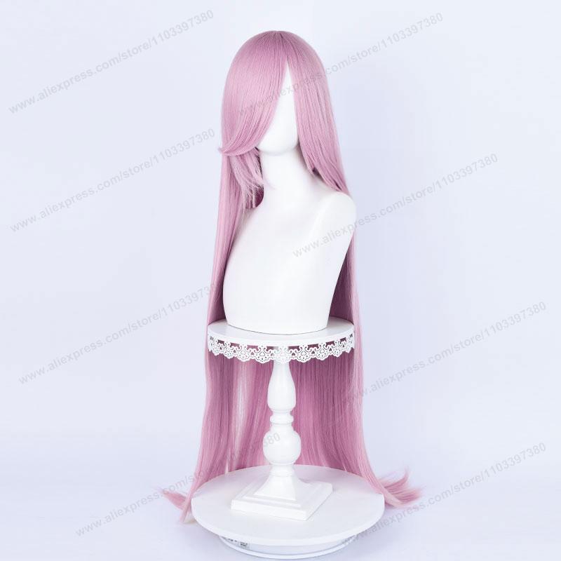 Anime 100Cm Long Staight Cosplay Synthetic Wig Black White Red Pink Brown Gold Blue Women Heat Resistant Hair High Quality Wigs