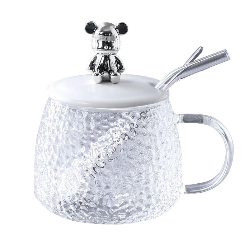 Little Bear Hammered Texture Plastic Cup Set (5-Pack)