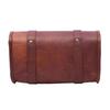 Goat Leather Motorcycle Strap Buckle Closure Tool Bag Genuine Vintage Brown Best