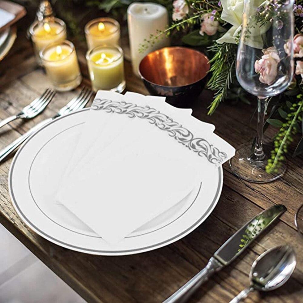 Paper Napkins 25pcs 30*40CM Guest Towels Party Napkins Wedding Napkins