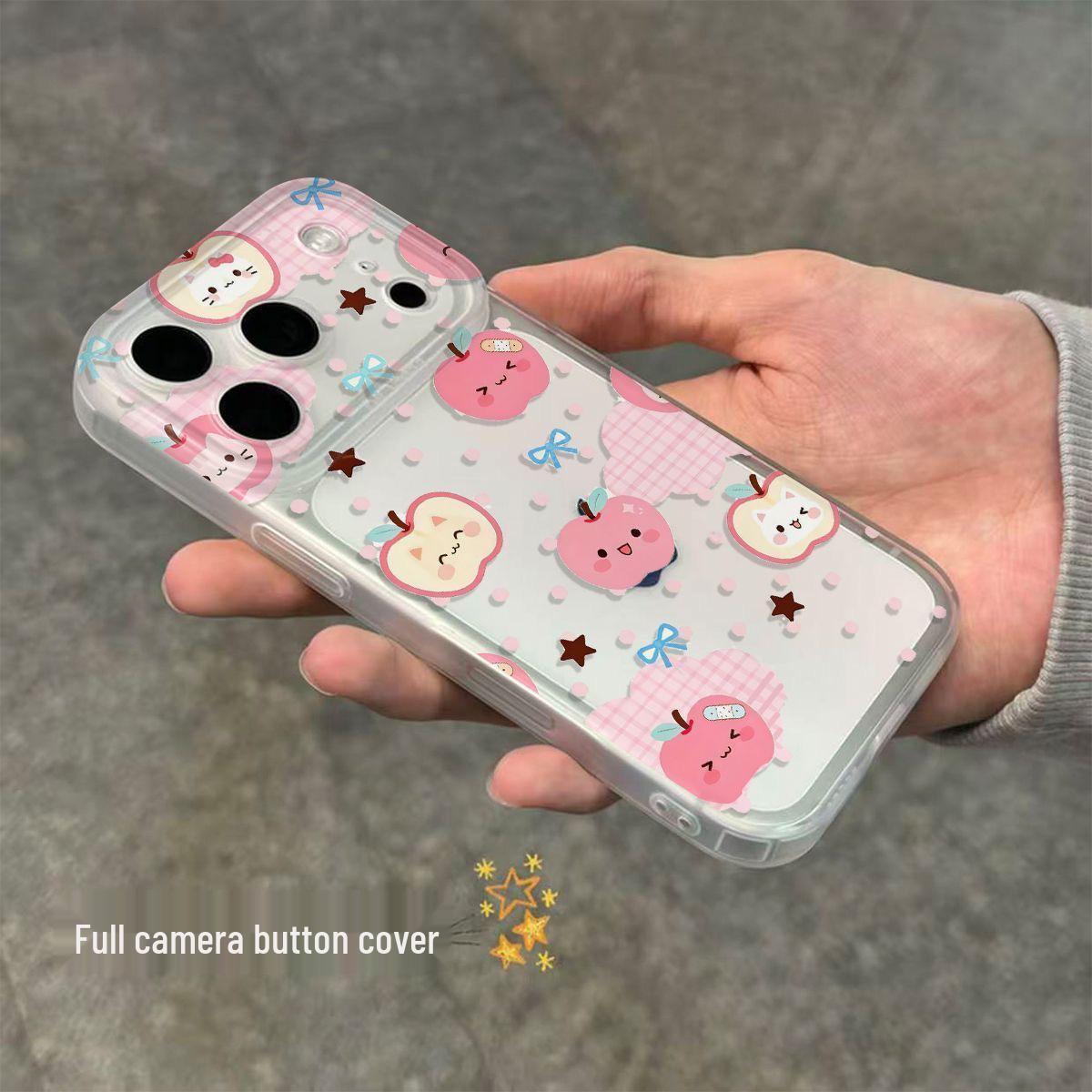 

Smiley Face Soft Shell Case for Apple 17 Pro Max - Drop-proof, Camera Button Integrated iPhone 13 Pro