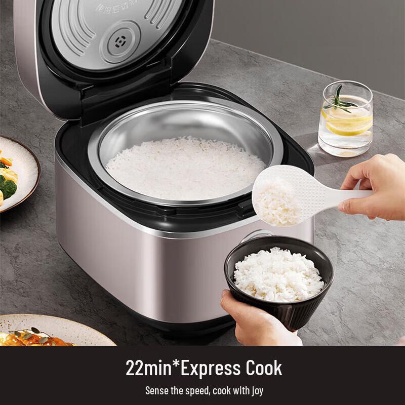 Joyoung 4L Multi-Function Stainless Steel Rice Cooker CN plug (adapter included)