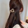 2023 Vintage Geometric Hair Claws Korean Hollow Out Grab Hair Clip Hairpins For Women Fashion New Headwear Girl Hair Accessories