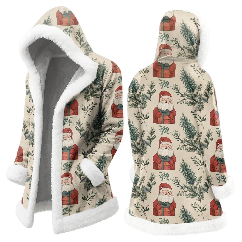 Pánská ležérní bunda s vánočním potiskem