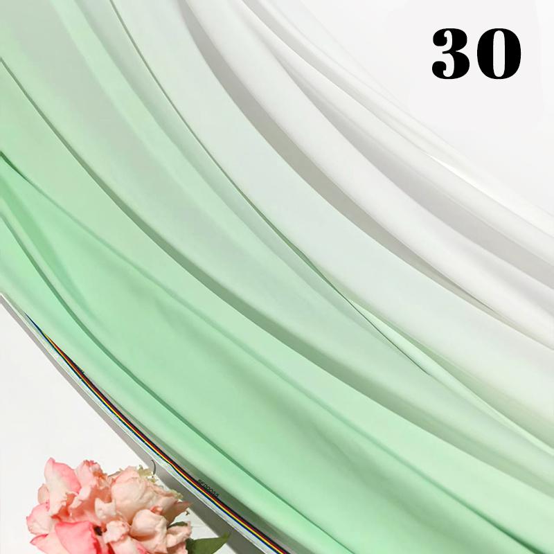 50cm Chiffon Gradient Fabric Hanfu Ancient Style Rainbow Gradient Fabric Stage Costume Design Skirt Dress DIY Sewing Material