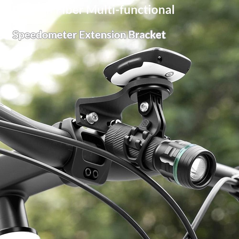 GUB 693 Multi-Functional Carbon Fiber Bike Computer Extension Mount for Garmin Cateye Wahoo Bryton Magene