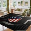 Covor din Catifea Cristal cu Design Atletico Madrid Covoraș Decorativ Moale pentru Dormitor Intrare