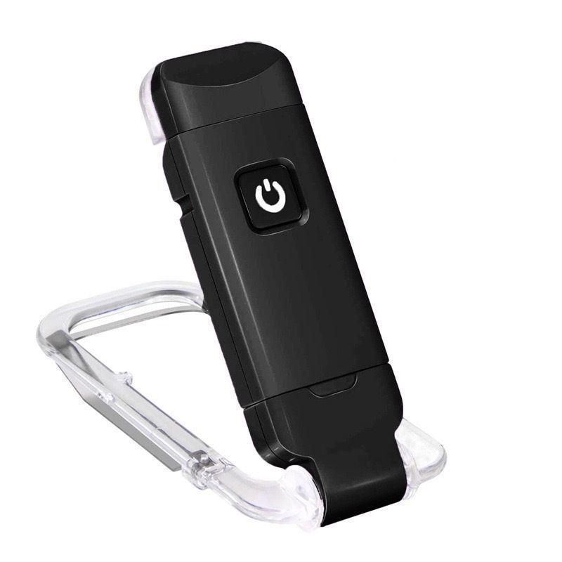 USB Mini Eye Protection Foldable Clip Light - Portable Reading Lamp