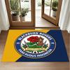 Blackburn Rovers Football Design Crystal Velvet Rug Soft Decorative Mat for Bedroom Entrance