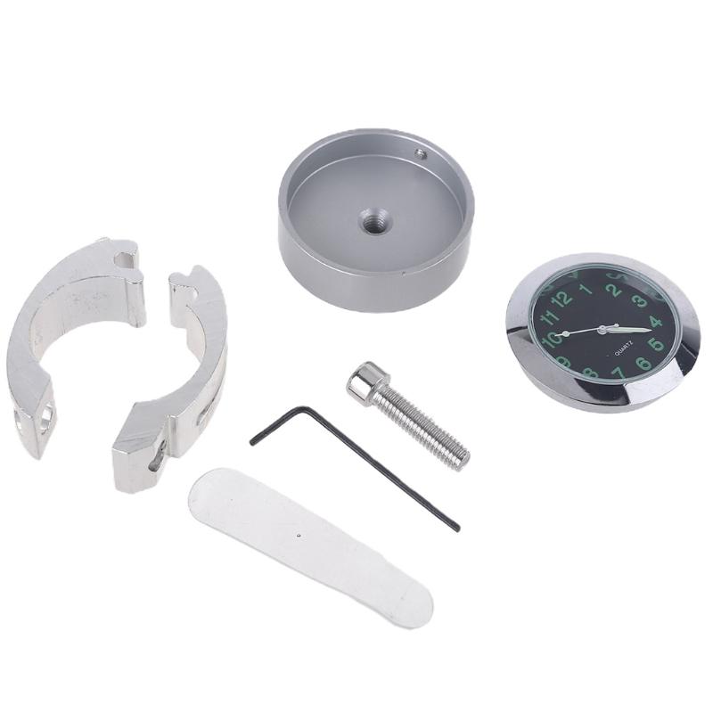 Univerzální motocyklové hodinky Motocyklové hodinky Vodotěsné nárazuvzdorné hliníkové hodiny se sponou