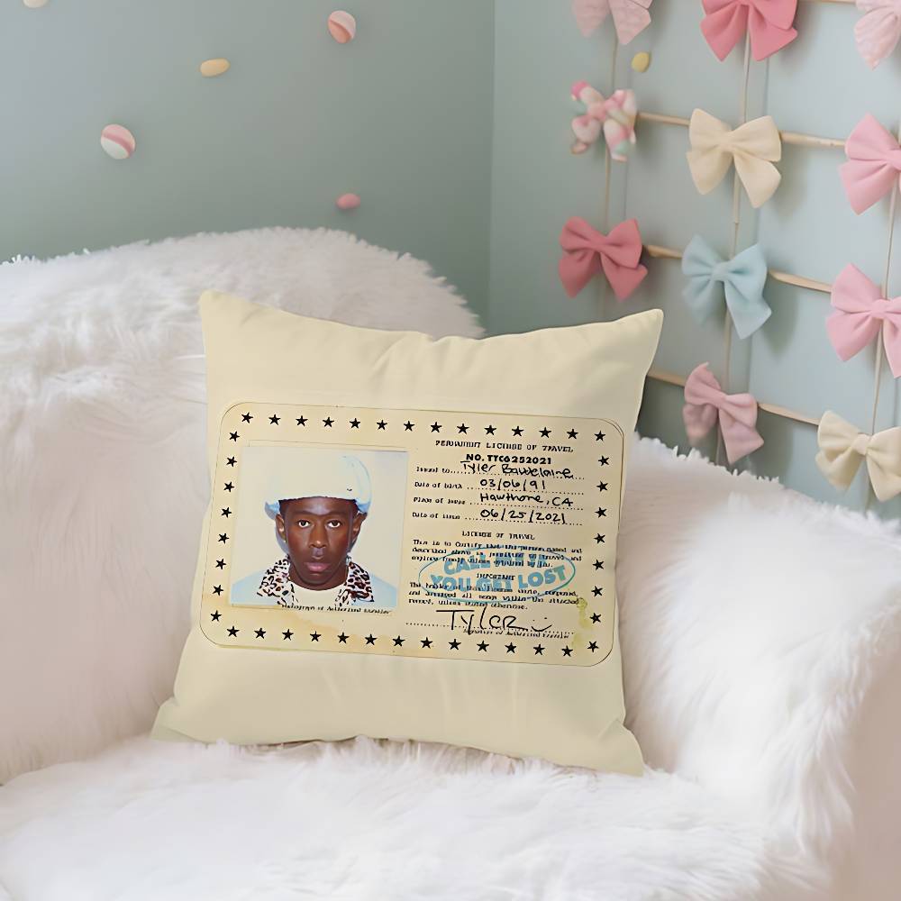Tyler The Creator CALL ME IF YOU GET LOST Case Plush Fabric Soft Pillowcase Double Sided Print Cushion Cover Household Gifts