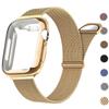 Milanese Case+Strap for Apple Watch Band Ultra 49 41 40 44mm 38mm 46mm TPU Screen for Iwatch Series 10 9 8 7 6 SE 5 4 Correa 42 7