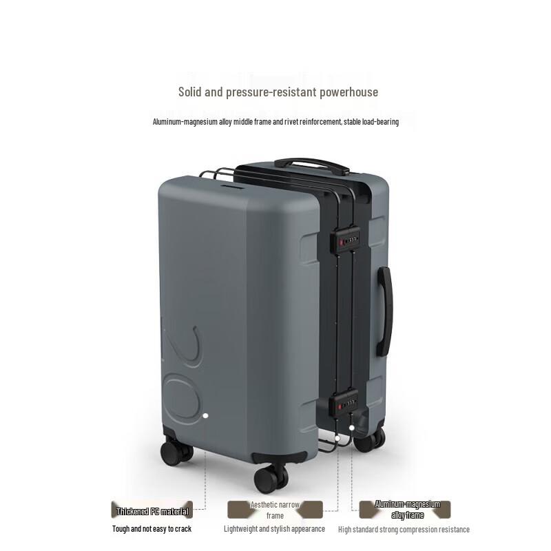 OIWAS OCX6785 Folding Shadow Aluminum Frame Luggage