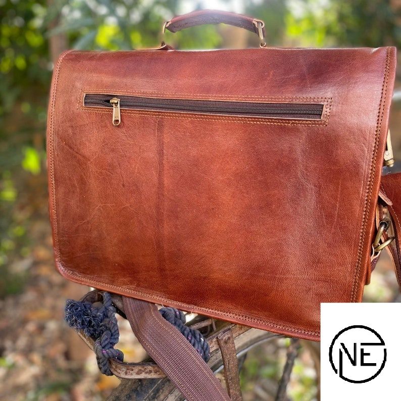 Leather Messenger Bag for Laptop Briefcase Best Computer Satchel Distressed Bag, Handmade Computer Bag, Leather School Bags
