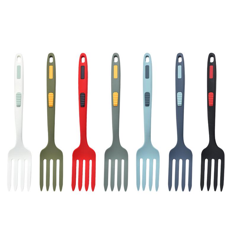 Multi-style Silicone Cooking & Pasta Fork - Modern, Simple, Multi-functional Design