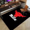 1pc THE ROCK Home Office, Durable Polyester Floor Mat with Easy, Office Decor, Urban Style, Nonslip Backing