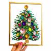 1 Set Arte con Gemme Albero di Natale Kit Artistico Kit Fai da Te Decorazione Albero Kit Artigianale Festivo Artigianato di Natale