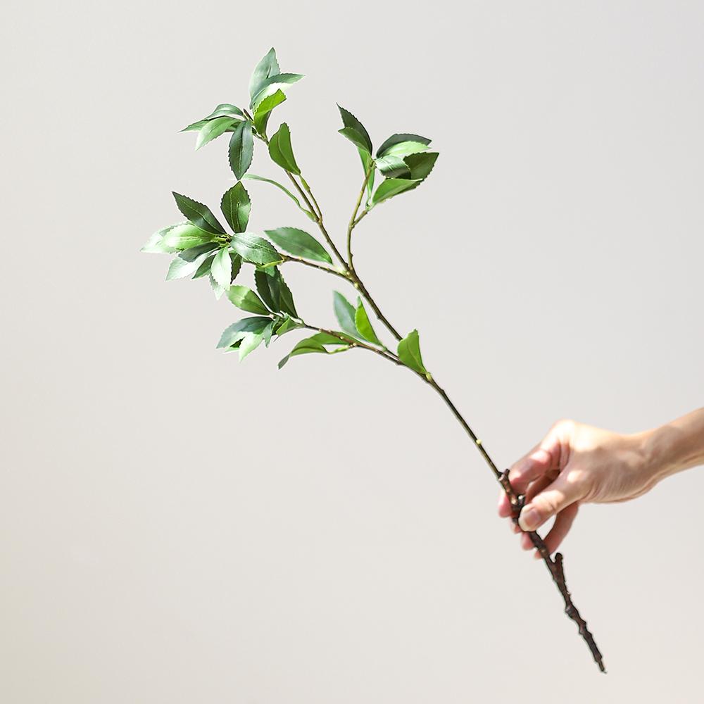 Eleganter Holz-Grün-Künstlicher Blumenbaum für Innenraumdekoration & Landschaftsgestaltung