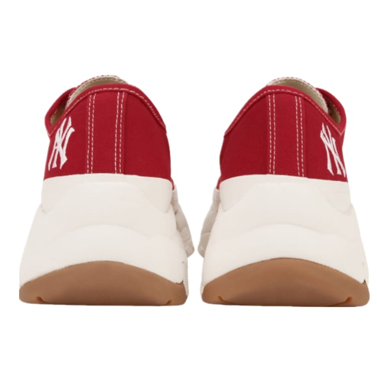 MLB Chunky High Low New York Yanker Fabric Slip Resistant Abrasion Resistant Low top Chunky Sneakers Unisex Red 32SHU2111-50R