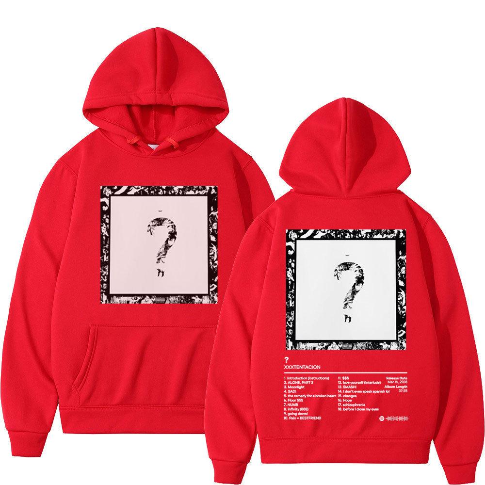 Rapper Xxx Music Album Printed Hoodies Men Women Fashion