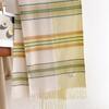 Classic Tassels Warm Stripe Shawl Thickened Blanket Scarf Cozy Wrap Scarf  Autumn Winter