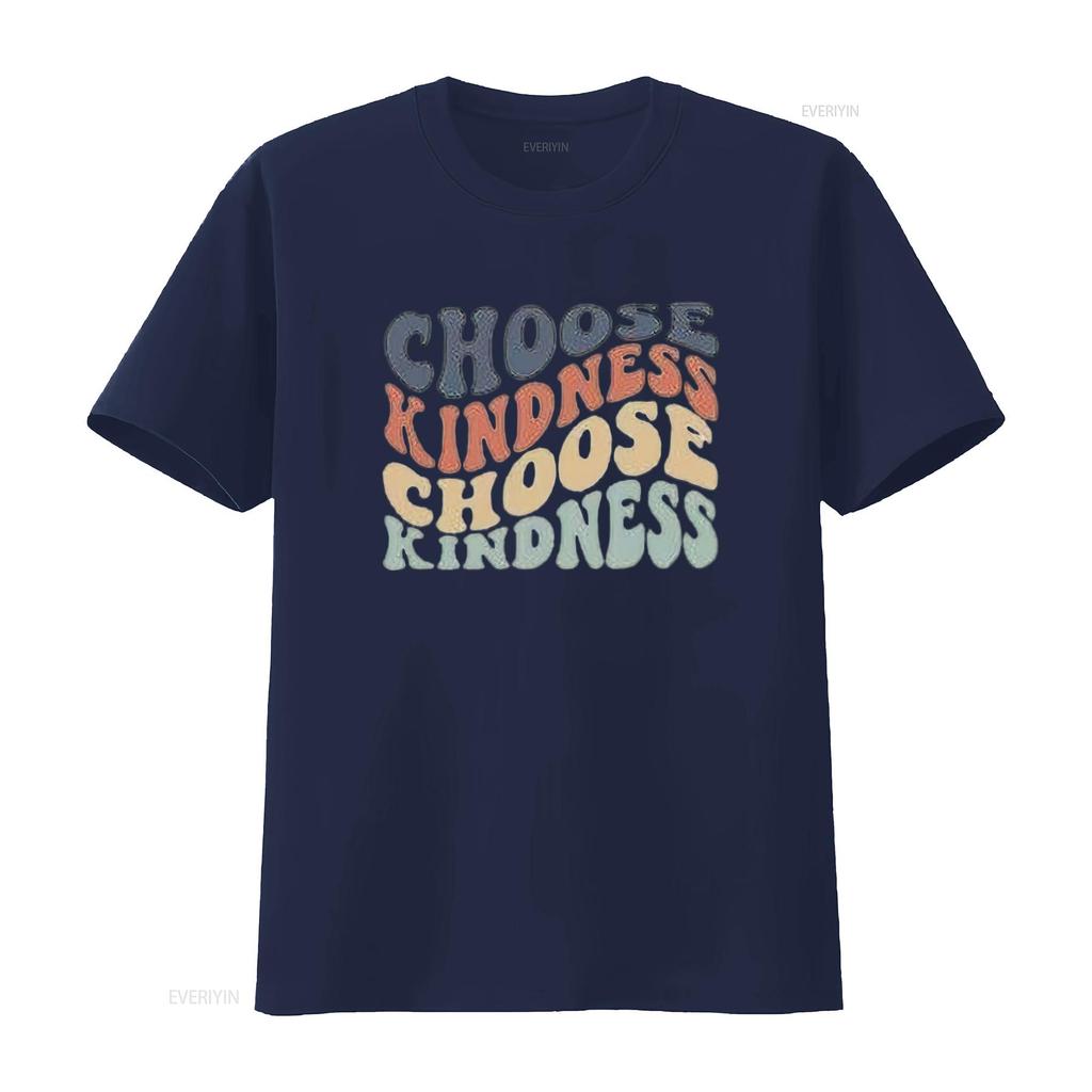 Womens Choose Kindness T Shirt Expression PrinT Casual  Tops vintage Washed fashion homme streetwear Slightly designer clothes
