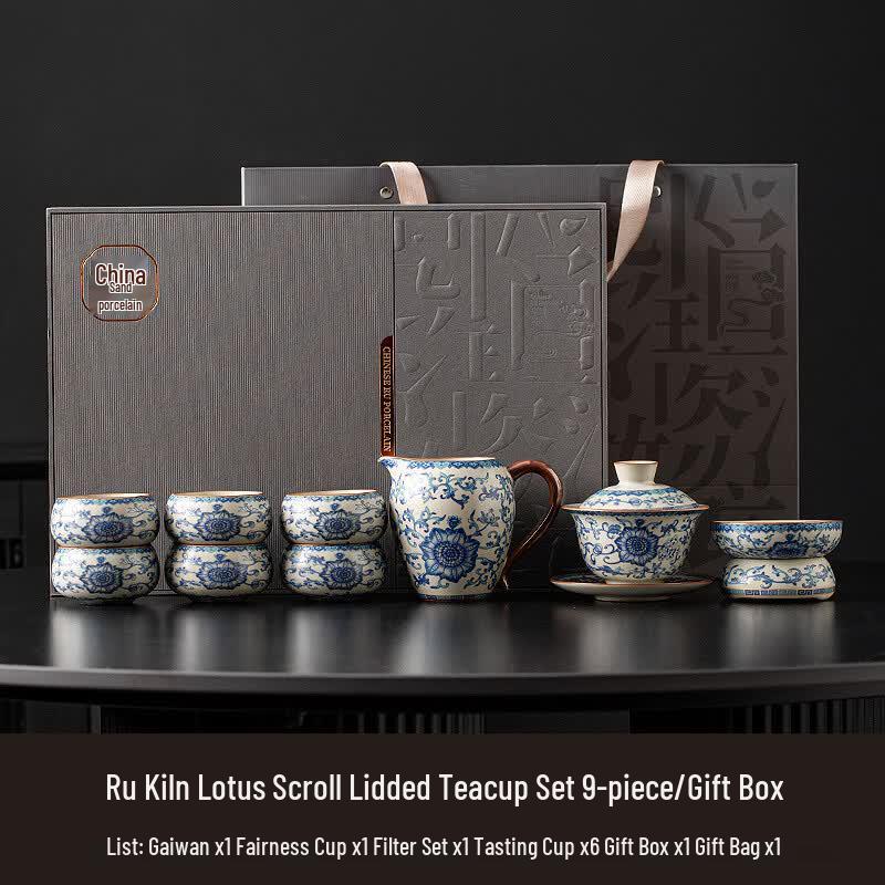 Ru Kiln Ceramic Tea Set