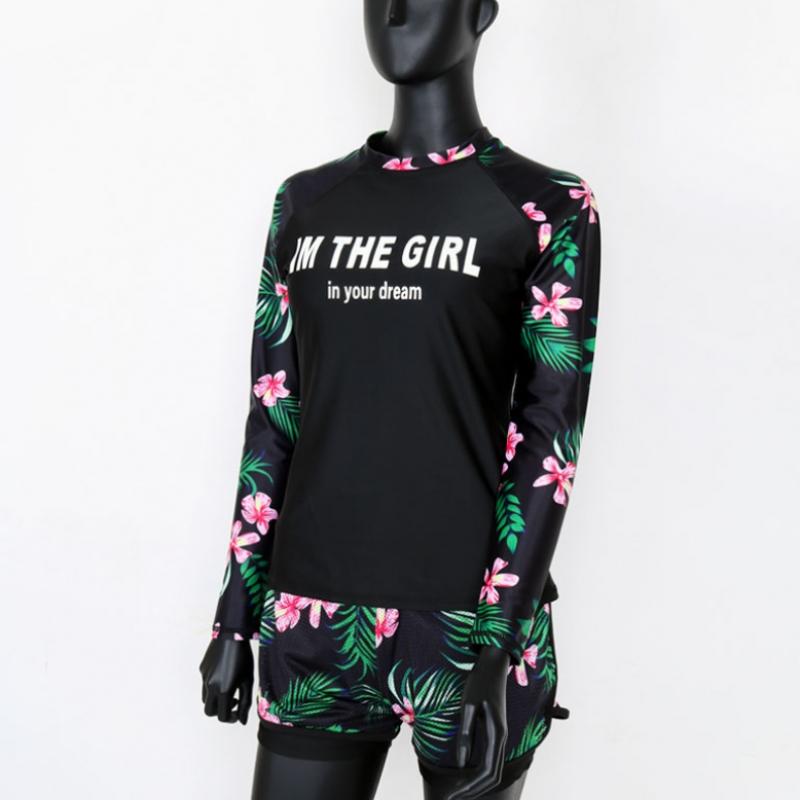 Fruitry WoMen S Tropical raSh Guard Set M 4xl