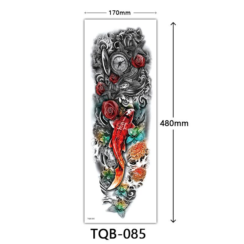 Full Arm Tattoo Sticker Full Arm, Full Arm Big Picture Tattoo Sticker, Flower Arm Tattoo Sticker Tattoo